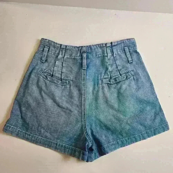 American Eagle High Waist Paper Bag Women's Size 4 - Picture 2 of 6